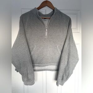 Old Navy Cropped Quarter Zip Fleece